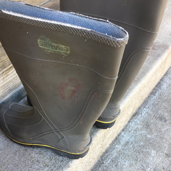 Steel Toe 15” Men Servus Boots Sz 9 - Picture 7 of 9